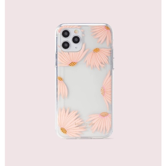 2 for $40 Kate spade Clear Jeweled Falling Flower Photo Frame Case iphone 11 pro - Picture 1 of 4